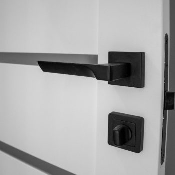 black door handles