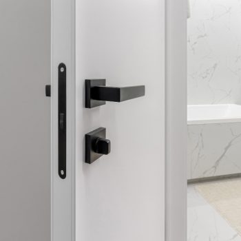 black door handles