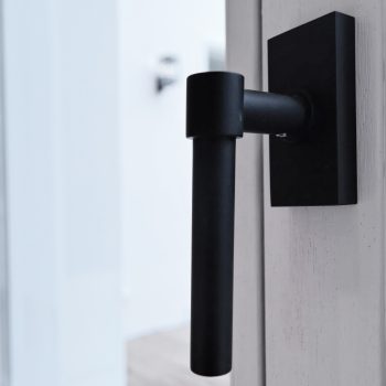 black door handles