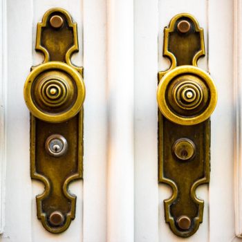 brass door handles