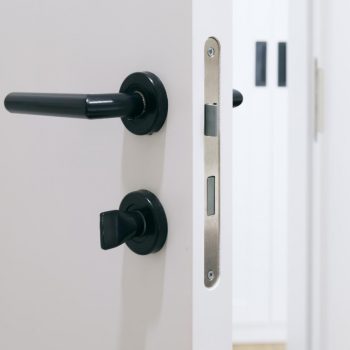 black door handles