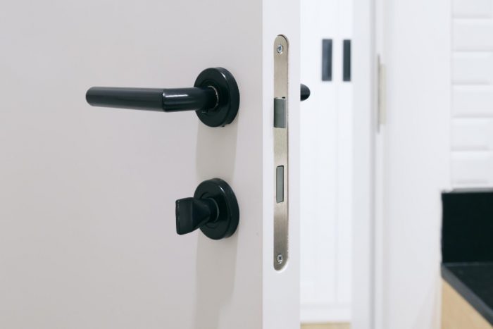 black door handles