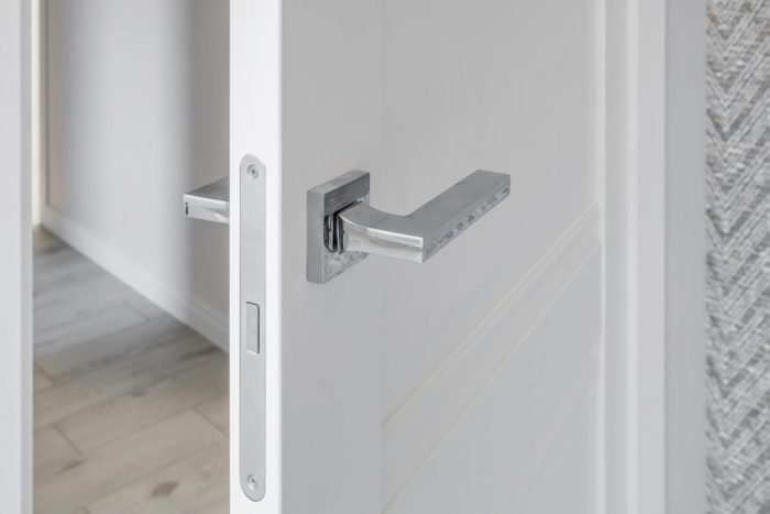 chrome door handles