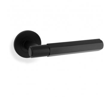 A&W AW224 Spitfire Hex Lever On Round Rose - Black