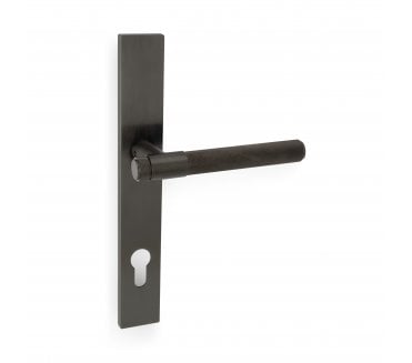 A&W AW240MPE Kingston Knurled Multipoint Lock Handles - 92mm Centres - Dark Bronze PVD