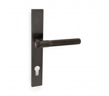 A&W AW242MPE Kingston Reeded Multipoint Lock Handles - 92mm Centres - Dark Bronze PVD