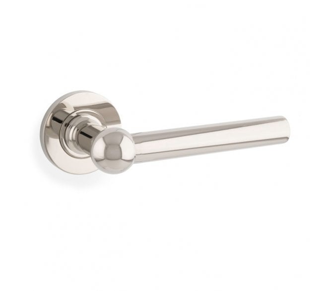 A&W AW250 Siskin Lever On Round Rose - Polished Nickel