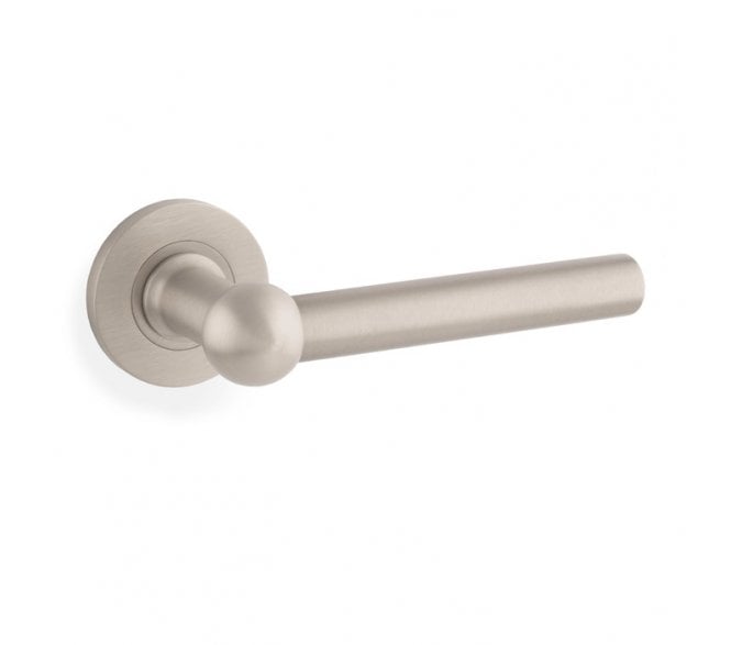 A&W AW250 Siskin Lever On Round Rose - Satin Nickel