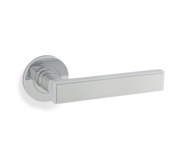 A&W AW260 Jesper Lever On Round Rose - Polished Chrome