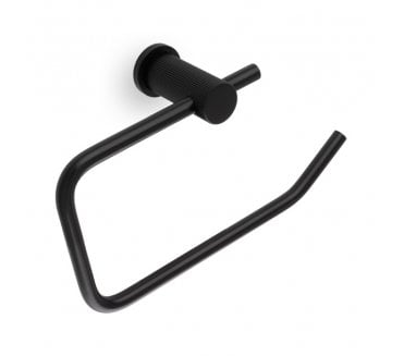 A&W AW452 Brunel Reeded Toilet Roll Holder - Matt Black