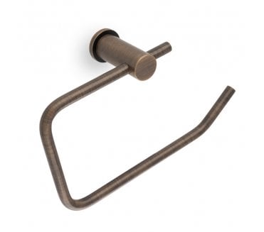 A&W AW454 Brunel Plain Toilet Roll Holder - Antique Brass