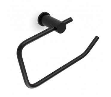 A&W AW454 Brunel Plain Toilet Roll Holder - Matt Black