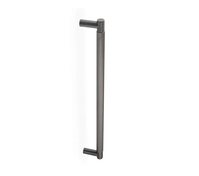 A&W AW500 Spitfire Diamond Knurled Pull Handle - 450mm - Dark Bronze PVD