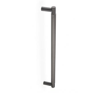 A&W AW500 Spitfire Diamond Knurled Pull Handle - 450mm - Dark Bronze PVD