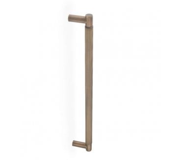 A&W AW502 Spitfire Reeded Pull Handle - 450mm - Antique Brass