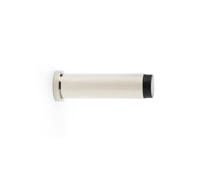 A&W AW601-75-PNPVD Brunel Smooth Skirting Doorstop 76mm - Polished Nickel PVD