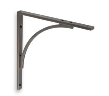 A&W AW740AB Eden Solid Brass Shelf Bracket - Antique Brass