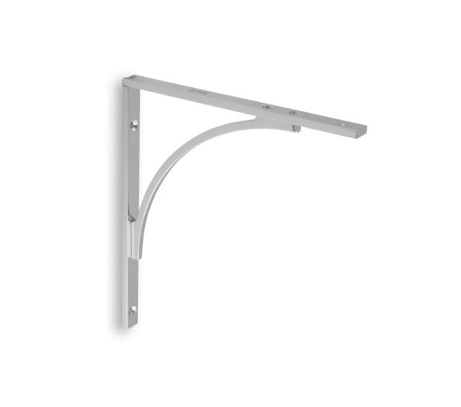 A&W AW740PC Eden Solid Brass Shelf Bracket - Polished Chrome