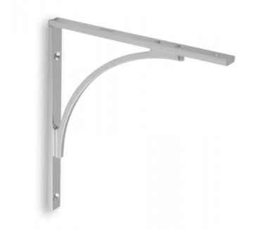 A&W AW740PC Eden Solid Brass Shelf Bracket - Polished Chrome