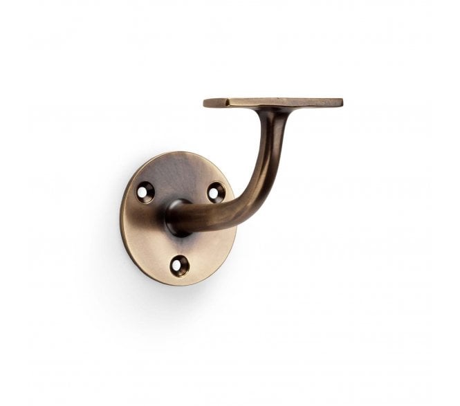 A&W AW750 Architectural Handrail Bracket - Antique Brass