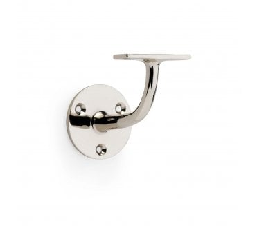 A&W AW750 Architectural Handrail Bracket - Polished Nickel