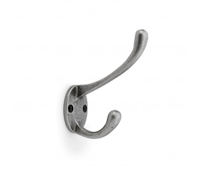 A&W AW770 Victorian Style Hat and Coat Hook - Antique IrOn