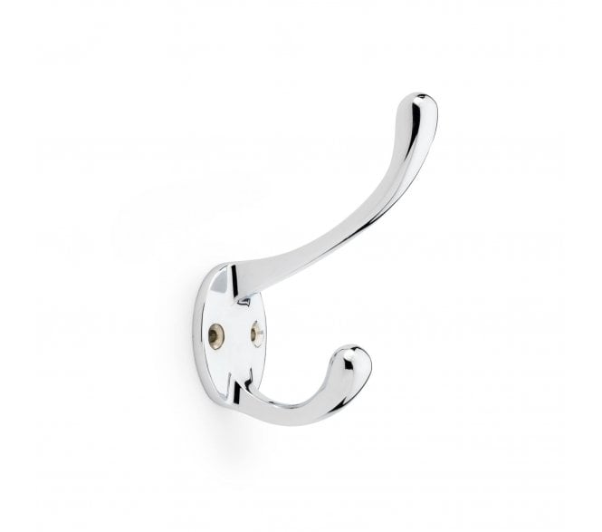 A&W AW770 Victorian Style Hat and Coat Hook - Polished Chrome