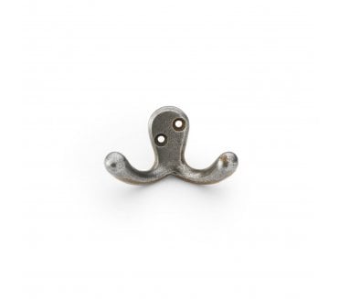 A&W AW773 Victorian Style Double Robe Hook - Antique IrOn