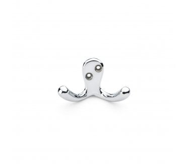 A&W AW773 Victorian Style Double Robe Hook - Polished Chrome