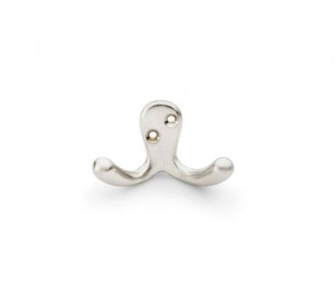A&W AW773 Victorian Style Double Robe Hook - Satin Nickel