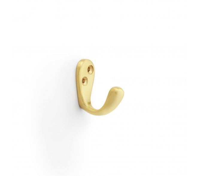 A&W AW774 Victorian Style Single Robe Hook - Satin Brass