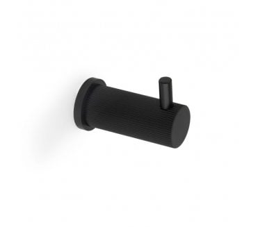 A&W AW776 Brunel Reeded Coat Hook - Matt Black