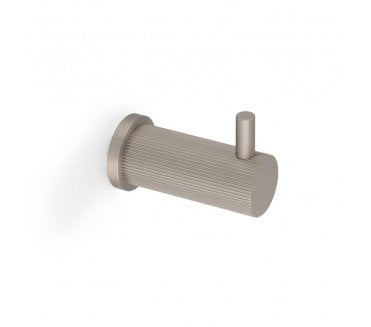 A&W AW776 Brunel Reeded Coat Hook - Satin Nickel