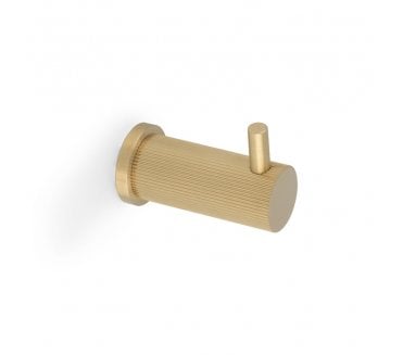 A&W AW776 Brunel Reeded Coat Hook - Satin Brass PVD