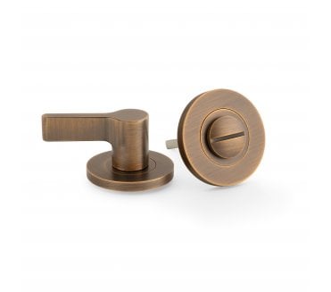 A&W AW798 Accessible Bathroom Turn & Release Set - Antique Brass