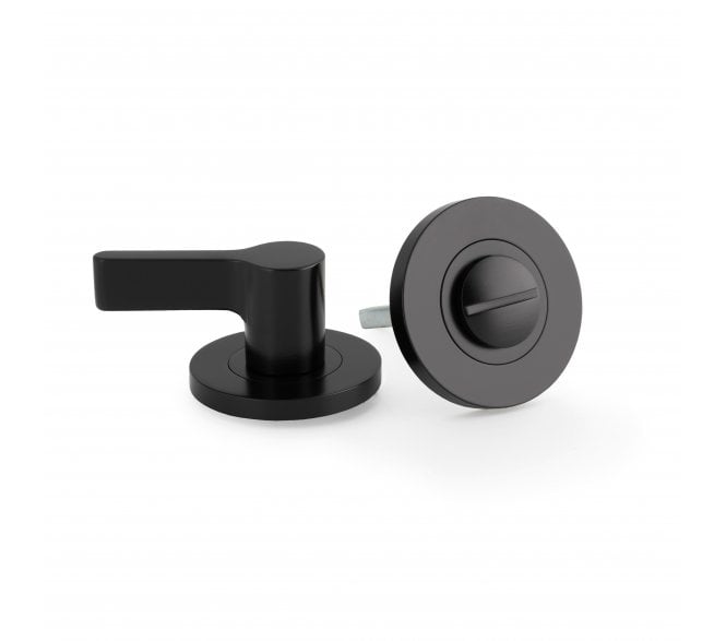 A&W AW798 Accessible Bathroom Turn & Release Set - Matt Black