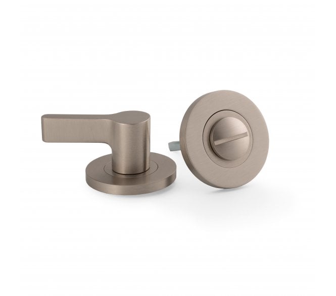 A&W AW798 Accessible Bathroom Turn & Release Set - Satin Nickel