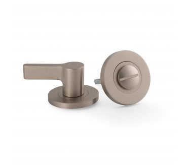 A&W AW798 Accessible Bathroom Turn & Release Set - Satin Nickel