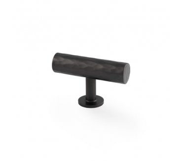 A&W AW804 Leila Hammered T-Bar Cabinet Knob - Dark Bronze