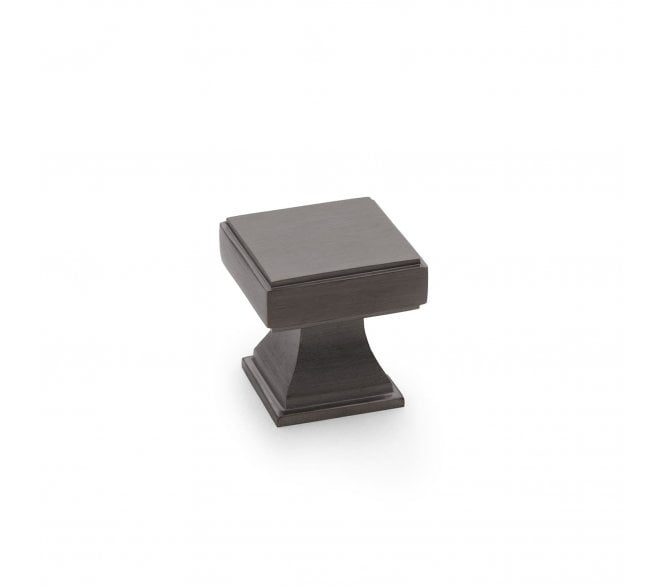 A&W AW80630 Jesper Square Cupboard Knobs - Dark Bronze
