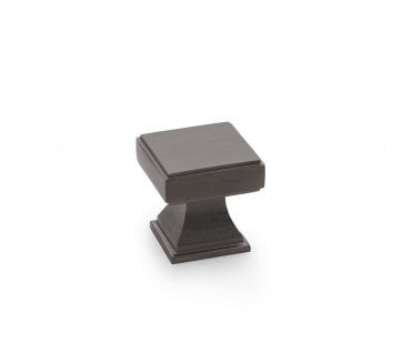 A&W AW80630 Jesper Square Cupboard Knobs - Dark Bronze