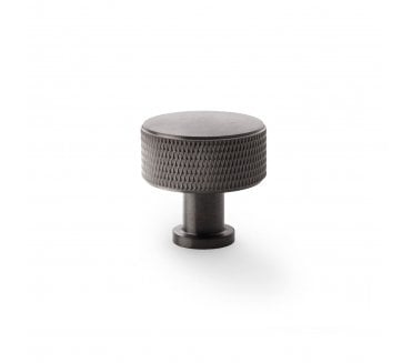 A&W AW807K Lucia Diamond Knurled Cupboard Knobs - Dark Bronze