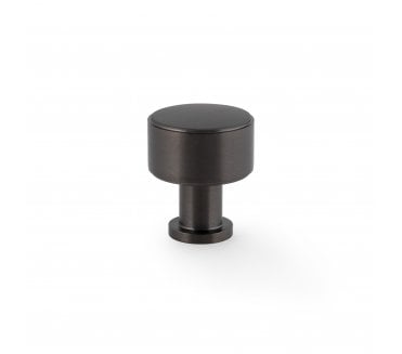 A&W AW807P Lucia Plain Cabinet Knobs - Dark Bronze