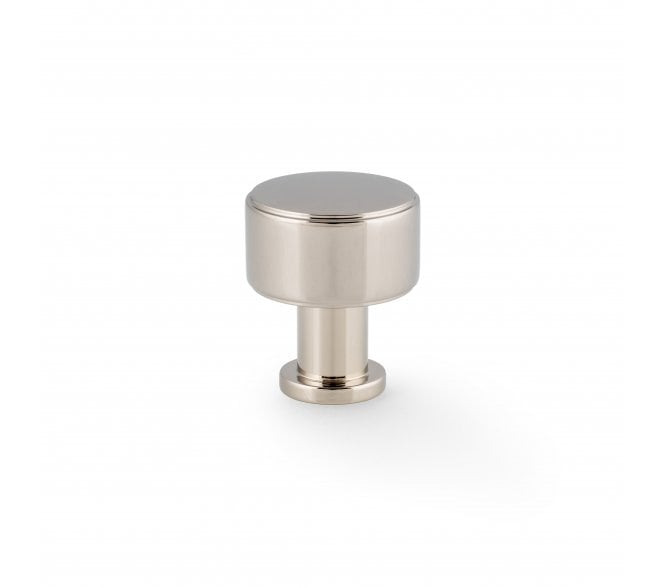 A&W AW807P Lucia Plain Cabinet Knobs - Polished Nickel