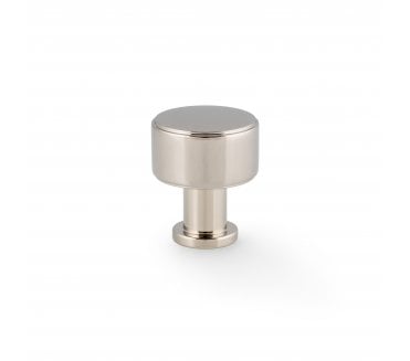 A&W AW807P Lucia Plain Cabinet Knobs - Polished Nickel