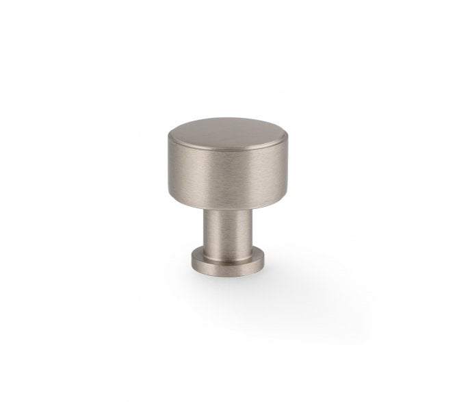 A&W AW807P Lucia Plain Cabinet Knobs - Satin Nickel