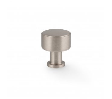 A&W AW807P Lucia Plain Cabinet Knobs - Satin Nickel