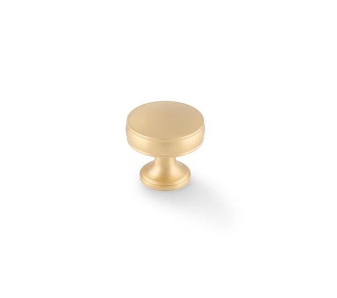 A&W AW808 Lynd Cupboard Knobs - Satin Brass