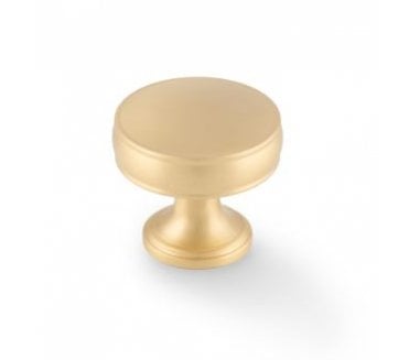 A&W AW808 Lynd Cupboard Knobs - Satin Brass