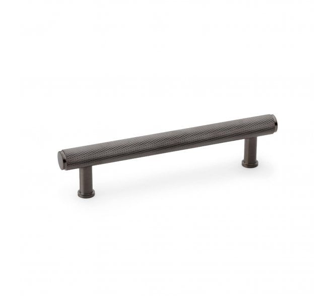 A&W AW809 Crispin Diamond Knurled T- Bar Cabinet Pull Handles - Dark Bronze